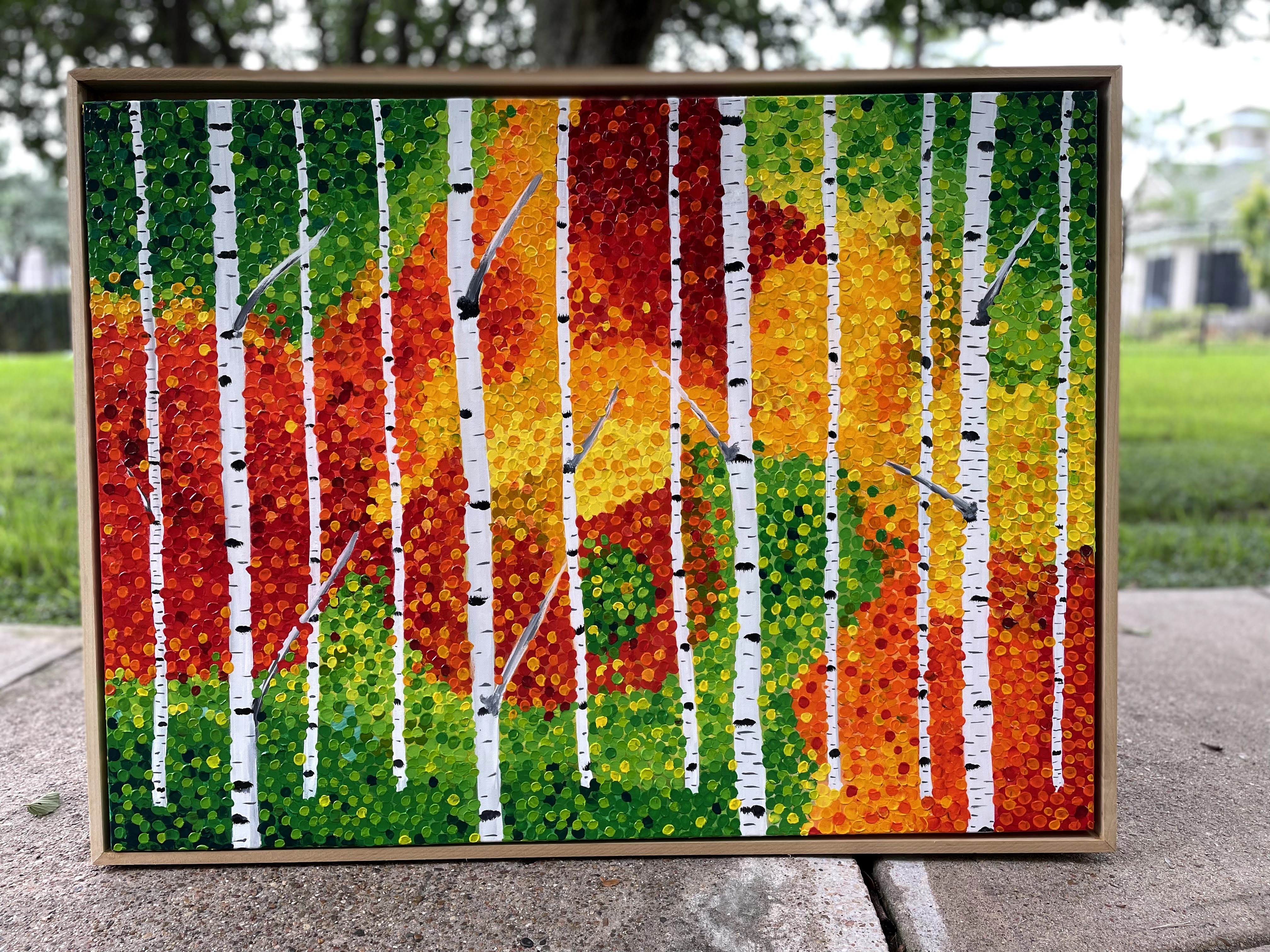 Forest of Birch by Deepu Art Gallery